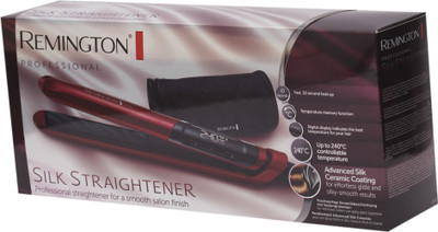 REMINGTON S9600 Silk Straightener Hair Straightener(Red, Black)