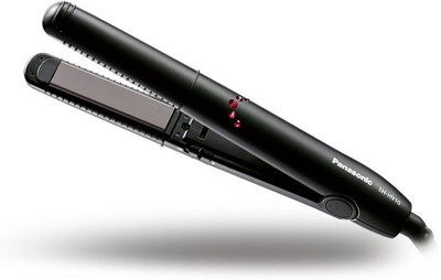 Panasonic 2 in 1 Straight and Curl EH-HV10-K62B Hair Straightener(Black and Red)