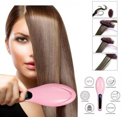 Maxtop Brush Comb Irons Come With LCD Display Hair Straightener