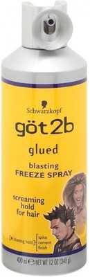 

Schwarzkopf Got2b Glued Blasting Freeze Spray Hair Styler
