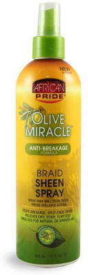 

African Pride Olive Miracle Braid Sheen Spray Spray(355 ml)