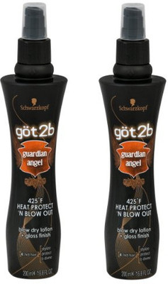 

Got2B Guardian Angel Blow Out Lotion With Gloss Finish Pack 2 Spray(400 ml)