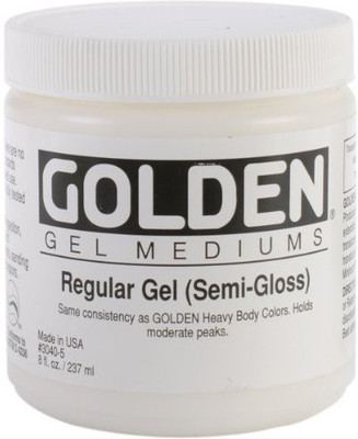 

Golden Acrylic Medium Regular Gel Semi Gloss Gel(237 ml)