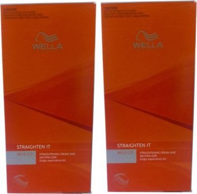 Wella Professionals Straighten It Mild For Curly (Straightening Cream And Neutralizer) Hair Styler Hair Cream(400 g)