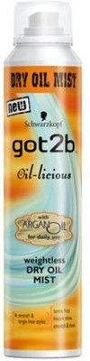 Schwarzkopf Oil - Licious Dry Mist Spray(200 ml)
