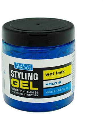 

Beauty Formulas Styling Gel With pro vitamin B5 To Nourish & Strengthen Wet Look Gel(500 ml)