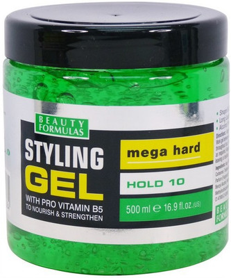 

Beauty Formulas Styling Gel With pro vitamin B5 To Nourish & Strengthen Mega Hard Gel(500 ml)