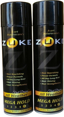 

Zuke Fast Drying Hair Wax - Hair styling Gel Hair Styler Spray(250 ml)