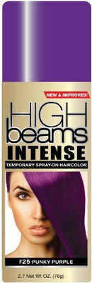 

High Beams Intense Temporary Spray On Hair Color Punky Purple #25 Spray(77 g)