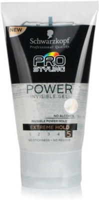 

Schwarzkopf Pro Styling Power Invisible Gel Extreme Hold 5 Gel(150 ml)