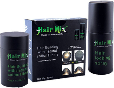 

Hairmix Fiber Hair Building with Natural Cotton Fiber Spray(22 g)