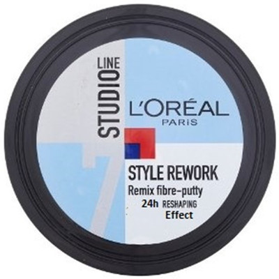 

L'Oreal Paris Studio Line 7 Style Rework Remix Fibre Putty 24h Reshaping Effect 150ml Cream(150 ml)