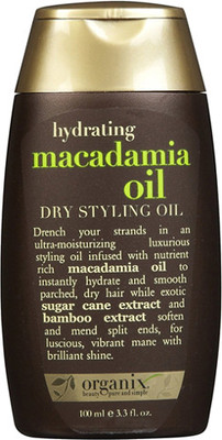 

Organix Dry Styling Oil, Hydrating Macadamia Serum(99 ml)