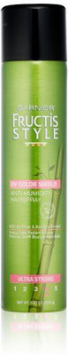 

Garnier Fructis Style Anti Humidity Hairspray Uv Color Shield Ultra Strong Hold Spray(247.5 ml)