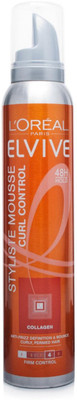 

L'Oreal Paris Elive Styliste Mousse Curl Control 48h Hold Collgen Mousse(200 ml)