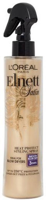 

L'Oreal Paris Elnett Satin Heat Protect Styling Spray Smooth Blow Dry 3days Upto 230'C Protection Spray(170 ml)