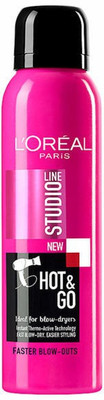 

L'Oreal Paris Hot & Go Heat Protection Quick Dry Spray(150 ml)