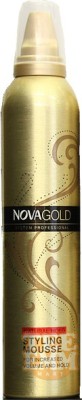 Nova GOLD HAIR STYLING MOUSSE 300ml