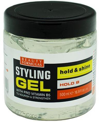 

Beauty Formulas Styling Gel With pro vitamin B5 To Nourish & Strengthen Hold & Shine Gel(500 ml)