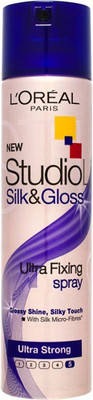 

L'Oreal Paris Studio Silk & Gloss Ultra Fixing Spray Spray(250 ml)
