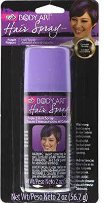 Tulip Body Art Hair Spray Purple Spray(57 g)