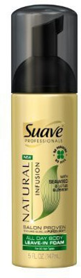 

Suave Professionals All Day Body Leave In Foam Seaweed & Lotus Blossom Mousse(150 ml)