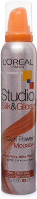 

L'Oreal Paris Studio Line Silk & Gloss Curl Power Mousse Mousse(200 ml)