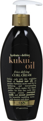 

OGX Hydrate + Defrizz KuKui Oil Curl Cream ( Organix ) Cream(177 ml)