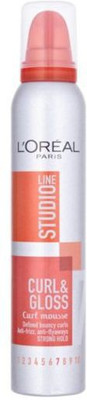 

L'Oreal Paris Studio Line Curl & Gloss 7 Curl Mousse Mousse(200 ml)