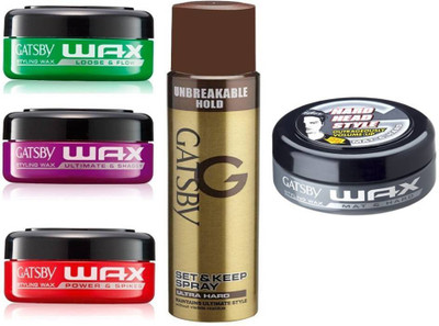 

Gatsby Gatsby Hair Spray Set & Keep Ultra Hard Combo Gel(300 g)
