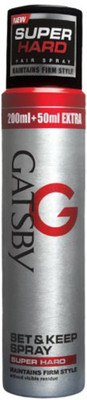 

Gatsby Super hard Set and Keep Spray Spray(250 ml)