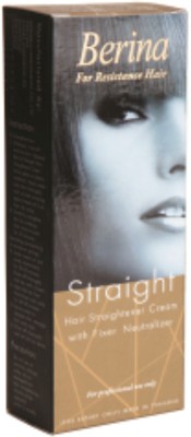 Buy Berina Hair Straightener Cream With Fixer Neutralizer- For Professional  Use Hair Cream(220 g) on Flipkart 