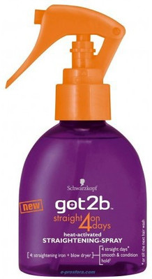 

Schwarzkopf Heat Activated Straghtning spray Hair Styler