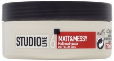 

L'Oreal Paris Studio Line 6 Matt and Messy Mud Paste Cream(75 ml)