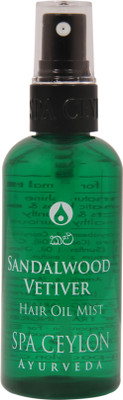 

Spa Ceylon Luxury Ayurveda Sandalwood Vetiver Hair Oil Mist Hair Styler