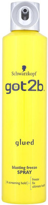 

Schwarzkopf Got2b Glue Extreme Freeze HairSpray Imported Spray(300 ml)