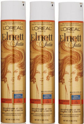 

L'Oreal Paris Elnett Satin spray, Extra Strong Hold (Pack Of 3) Spray(936 g)