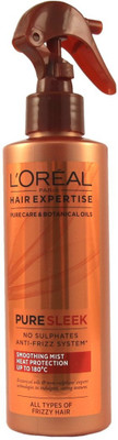 

L'Oreal Paris pure sleek No Sulphate Heat Protection Mist Spray(200 ml)
