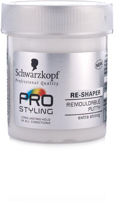 

Schwarzkopf Professional Pro Styling Re-Shaper Remouldable Putty Extra Strong Cream(130 ml)