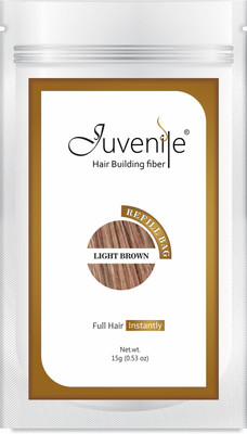 

Juvenile Juvenile Hair Building Fiber Refill Bag Light Brown(15 g)