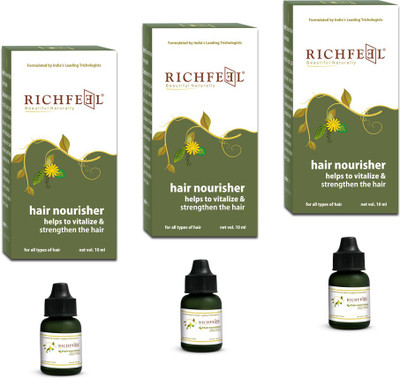 

Richfeel Hair Nourisher 10ml (Pack Of 3)(30 ml)