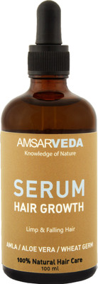 

Amsarveda Hair Growth Serum - 100% Natural(100 ml)