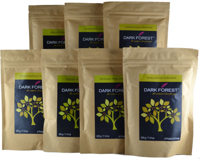 

Dark Forest Rakshabandhan Gift Set Ultimate(Pomegranate+Orange Peel+Bhringraj+Neem+Lemon Peel+Majistha+Amla) Skin and Hair Combo(1400 g)