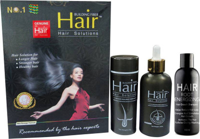 

Hair No.1 Hair Building Fiber 30g with Hair Growth Liquid 120ml Hair Shampoo-100ml(120 ml)