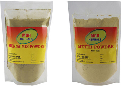 

MGH Herbals Henna Mix and Methi Powder Combo(400 g)