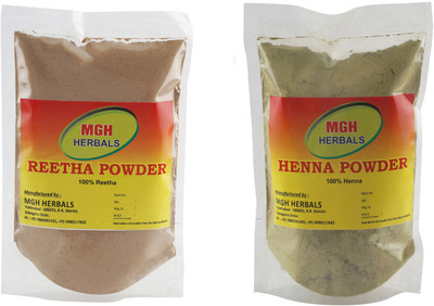 

MGH Herbals Reetha and Henna Powder Combo(400 g)