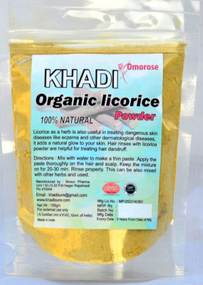 

Khadi omorose Licorice Powder (Mulethi) 100 gms(100 g)