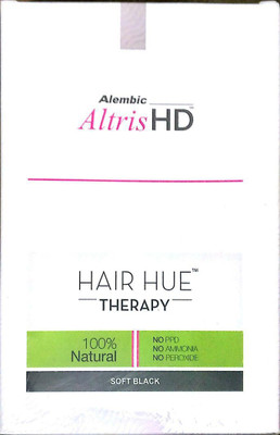 

Alembic Altris Hd - Hair Hue Therapy Soft Black (Pack of 2) - 150gm each(300 g)