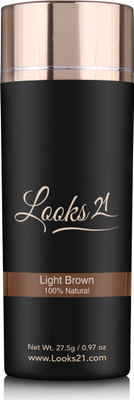 

Looks 21 Hair Building Fiber - Light Brown(25 g)