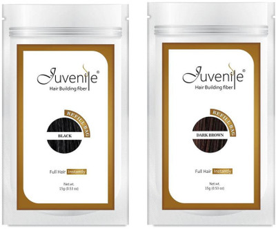 

Juvenile Hair Building Fiber Refill Bag Black and Dark Brown(30 g)